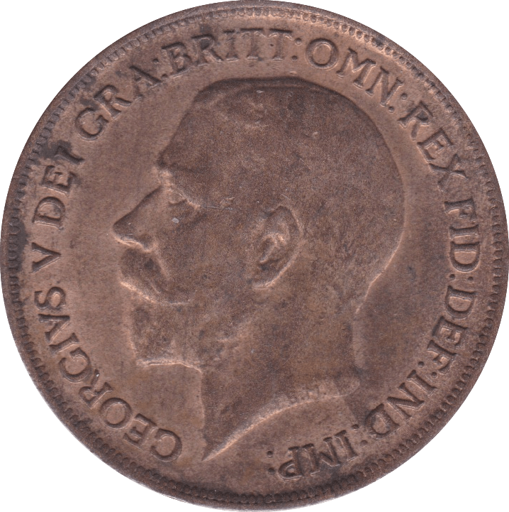 1917 PENNY ( UNC ) A - Penny - Cambridgeshire Coins