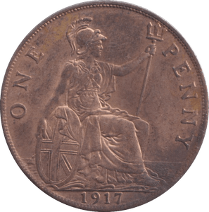 1917 PENNY ( UNC ) - Penny - Cambridgeshire Coins