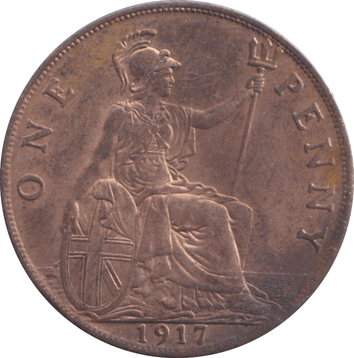 1917 PENNY ( UNC ) - Penny - Cambridgeshire Coins