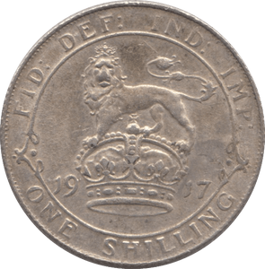 1917 SHILLING ( AUNC ) - Shilling - Cambridgeshire Coins