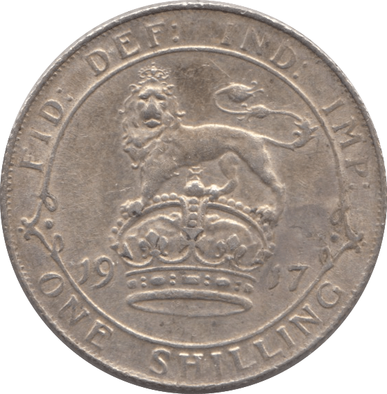 1917 SHILLING ( AUNC ) - Shilling - Cambridgeshire Coins