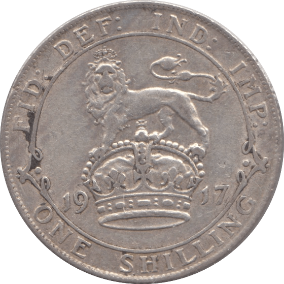 1917 SHILLING ( EF ) - Shilling - Cambridgeshire Coins