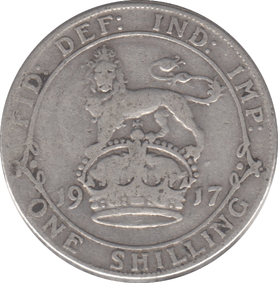 1917 SHILLING ( FINE ) 5 - Shilling - Cambridgeshire Coins