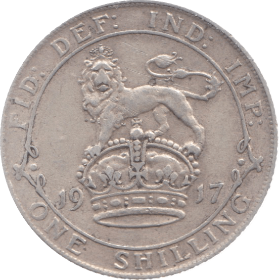 1917 SHILLING ( GVF ) 9 - Shilling - Cambridgeshire Coins