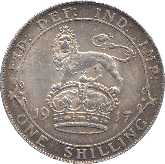 1917 SHILLING ( GVF ) B - Shilling - Cambridgeshire Coins