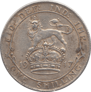 1917 SHILLING ( GVF ) - Shilling - Cambridgeshire Coins