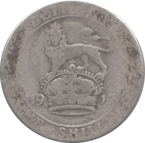 1917 SHILLING ( NF ) - Shilling - Cambridgeshire Coins