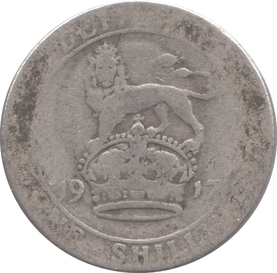 1917 SHILLING ( NF ) - Shilling - Cambridgeshire Coins