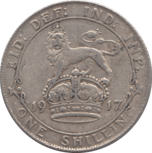 1917 SHILLING ( VF ) - Shilling - Cambridgeshire Coins