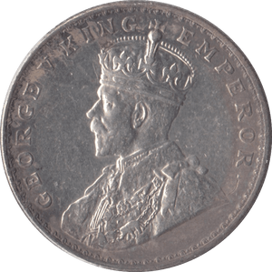 1917 SILVER INDIA ONE RUPEE - SILVER WORLD COINS - Cambridgeshire Coins