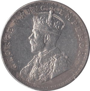 1917 SILVER INDIA ONE RUPEE - WORLD COINS - Cambridgeshire Coins