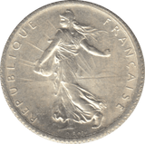 1917 SILVER ONE FRANC FRANCE ( UNC ) - SILVER WORLD COINS - Cambridgeshire Coins