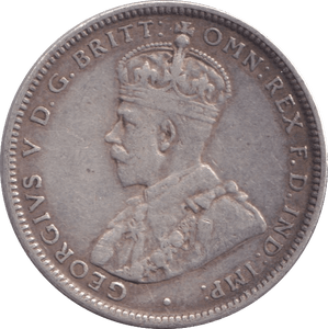1917 SILVER ONE SHILLING AUSTRALIA - SILVER WORLD COINS - Cambridgeshire Coins