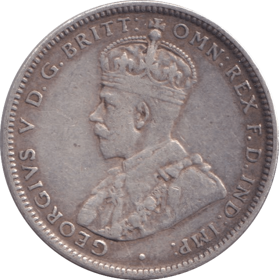 1917 SILVER ONE SHILLING AUSTRALIA - SILVER WORLD COINS - Cambridgeshire Coins