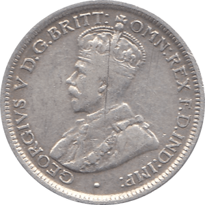 1917 SILVER SIX PENCE GEORGE V AUSTRALIA REF H104 - SILVER WORLD COINS - Cambridgeshire Coins