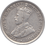 1917 SILVER SIX PENCE GEORGE V AUSTRALIA REF H104 - SILVER WORLD COINS - Cambridgeshire Coins