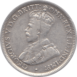 1917 SILVER SIX PENCE GEORGE V AUSTRALIA REF H104 - SILVER WORLD COINS - Cambridgeshire Coins
