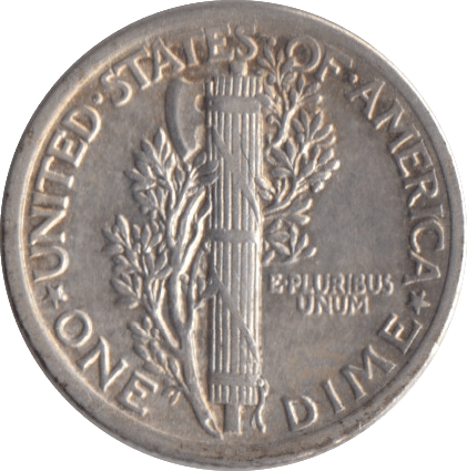 1917 SILVER USA ONE DIME - SILVER WORLD COINS - Cambridgeshire Coins