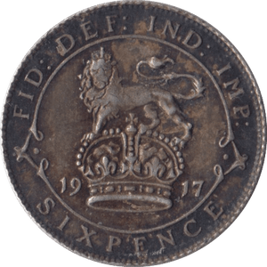 1917 SIXPENCE ( GVF ) - Sixpence - Cambridgeshire Coins