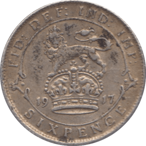 1917 SIXPENCE ( VF ) - Sixpence - Cambridgeshire Coins