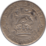1917 SIXPENCE ( VF ) - Sixpence - Cambridgeshire Coins