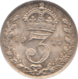 1917 THREEPENCE ( AUNC ) - Threepence - Cambridgeshire Coins