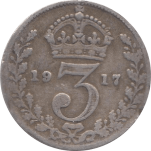 1917 THREEPENCE ( FINE ) - Threepence - Cambridgeshire Coins