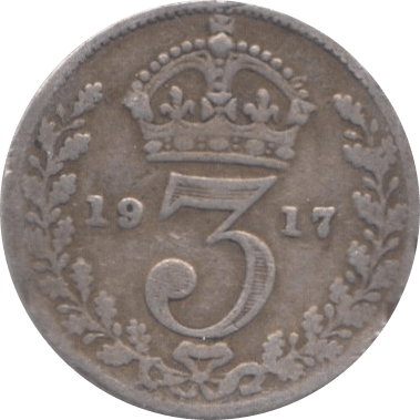 1917 THREEPENCE ( FINE ) - Threepence - Cambridgeshire Coins