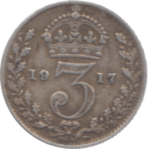 1917 THREEPENCE ( FINE ) - Threepence - Cambridgeshire Coins