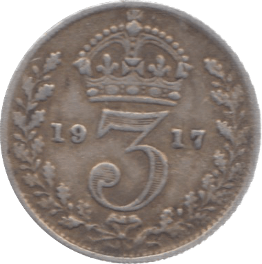 1917 THREEPENCE ( FINE ) - Threepence - Cambridgeshire Coins