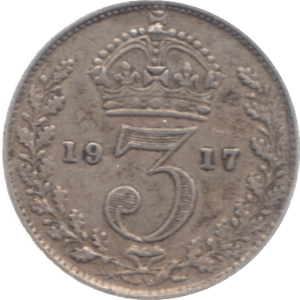 1917 THREEPENCE ( GF ) 4 - Threepence - Cambridgeshire Coins