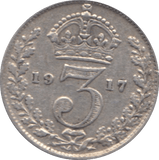 1917 THREEPENCE ( VF ) - threepence - Cambridgeshire Coins