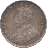 1917 TWO ANNAS INDIA - WORLD COINS - Cambridgeshire Coins