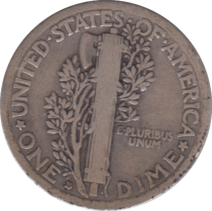 1917 USA SILVER DIME DENVER MINT - SILVER WORLD COINS - Cambridgeshire Coins
