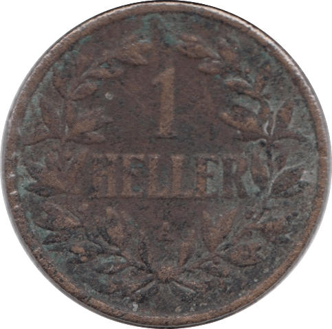 1918 1 HELLER GERMAN EAST AFRICA - WORLD COINS - Cambridgeshire Coins