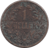 1918 1 HELLER GERMAN EAST AFRICA - WORLD COINS - Cambridgeshire Coins