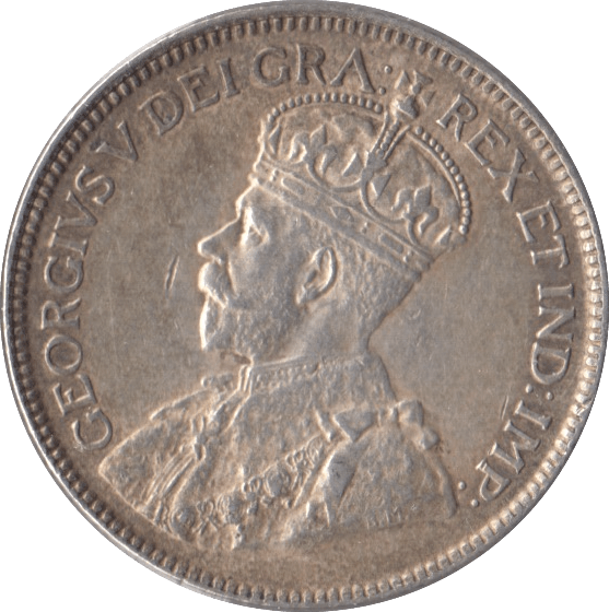 1918 CANADA SILVER 25 CENTS - SILVER WORLD COINS - Cambridgeshire Coins