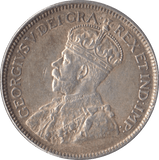 1918 CANADA SILVER 25 CENTS - SILVER WORLD COINS - Cambridgeshire Coins