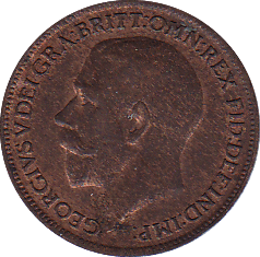 1918 FARTHING ( AUNC ) B - Farthing - Cambridgeshire Coins