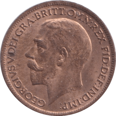 1918 FARTHING ( BU ) - Farthing - Cambridgeshire Coins