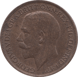 1918 FARTHING ( EF ) 2 - Farthing - Cambridgeshire Coins