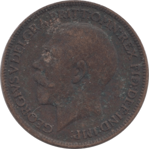 1918 FARTHING ( FAIR ) - Farthing - Cambridgeshire Coins