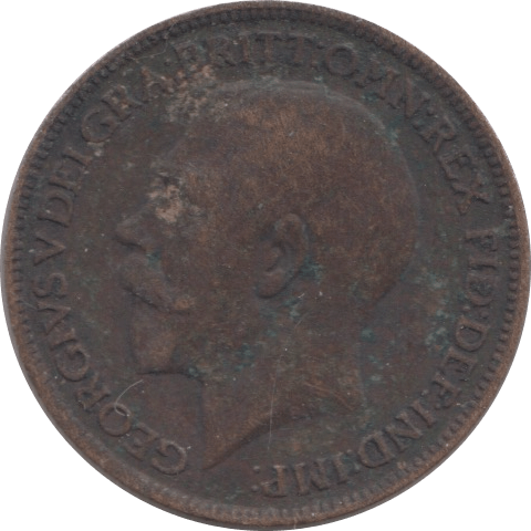 1918 FARTHING ( FAIR ) - Farthing - Cambridgeshire Coins