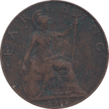 1918 FARTHING ( FAIR ) - Farthing - Cambridgeshire Coins