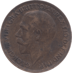 1918 FARTHING ( GVF ) 3 - Farthing - Cambridgeshire Coins