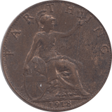 1918 FARTHING ( UNC ) - Farthing - Cambridgeshire Coins