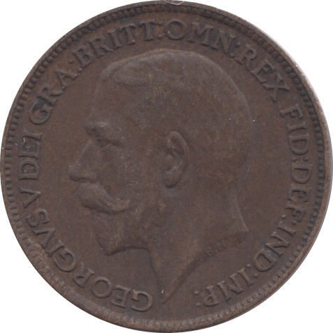 1918 FARTHING ( VF ) - Farthing - Cambridgeshire Coins