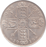 1918 FLORIN ( AUNC ) 6 - Florin - Cambridgeshire Coins