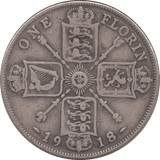 1918 FLORIN ( FINE ) - Florin - Cambridgeshire Coins