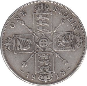 1918 FLORIN ( GF ) 6 - Florin - Cambridgeshire Coins
